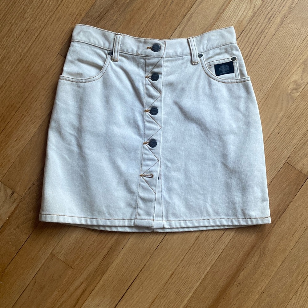 🔥 sexy vintage Harley Davidson mini skirt 🔥